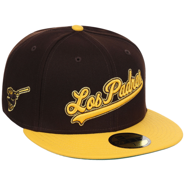 San Diego Padres Friday Flux New Era 59FIFTY (Dark Brown/Yellow