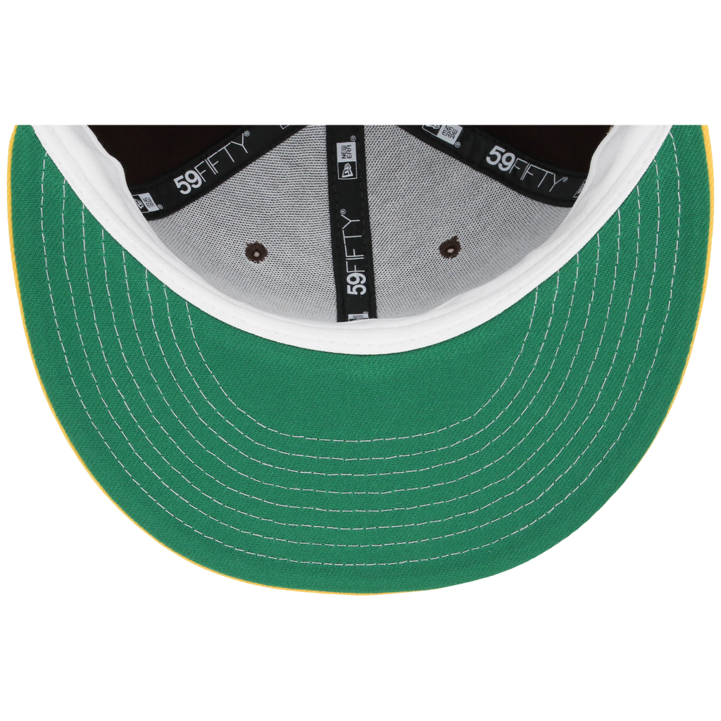 San Diego Padres Friday Flux New Era 59FIFTY (Dark Brown/Yellow)