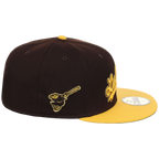San Diego Padres Friday Flux New Era 59FIFTY (Dark Brown/Yellow)