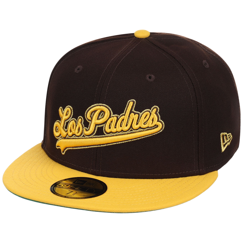 San Diego Padres Friday Flux New Era 59FIFTY (Dark Brown/Yellow)