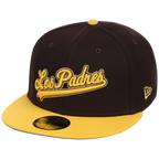 San Diego Padres Friday Flux New Era 59FIFTY (Dark Brown/Yellow)