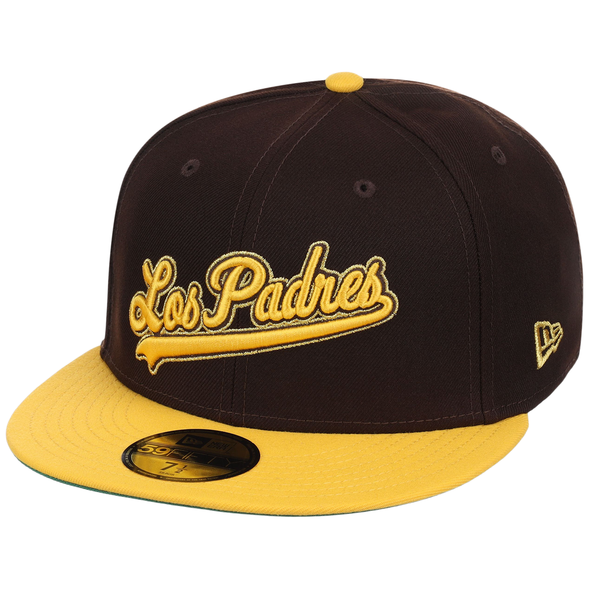 San Diego Padres Friday Flux New Era 59FIFTY (Dark Brown/Yellow)