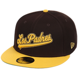 San Diego Padres Friday Flux New Era 59FIFTY (Dark Brown/Yellow)