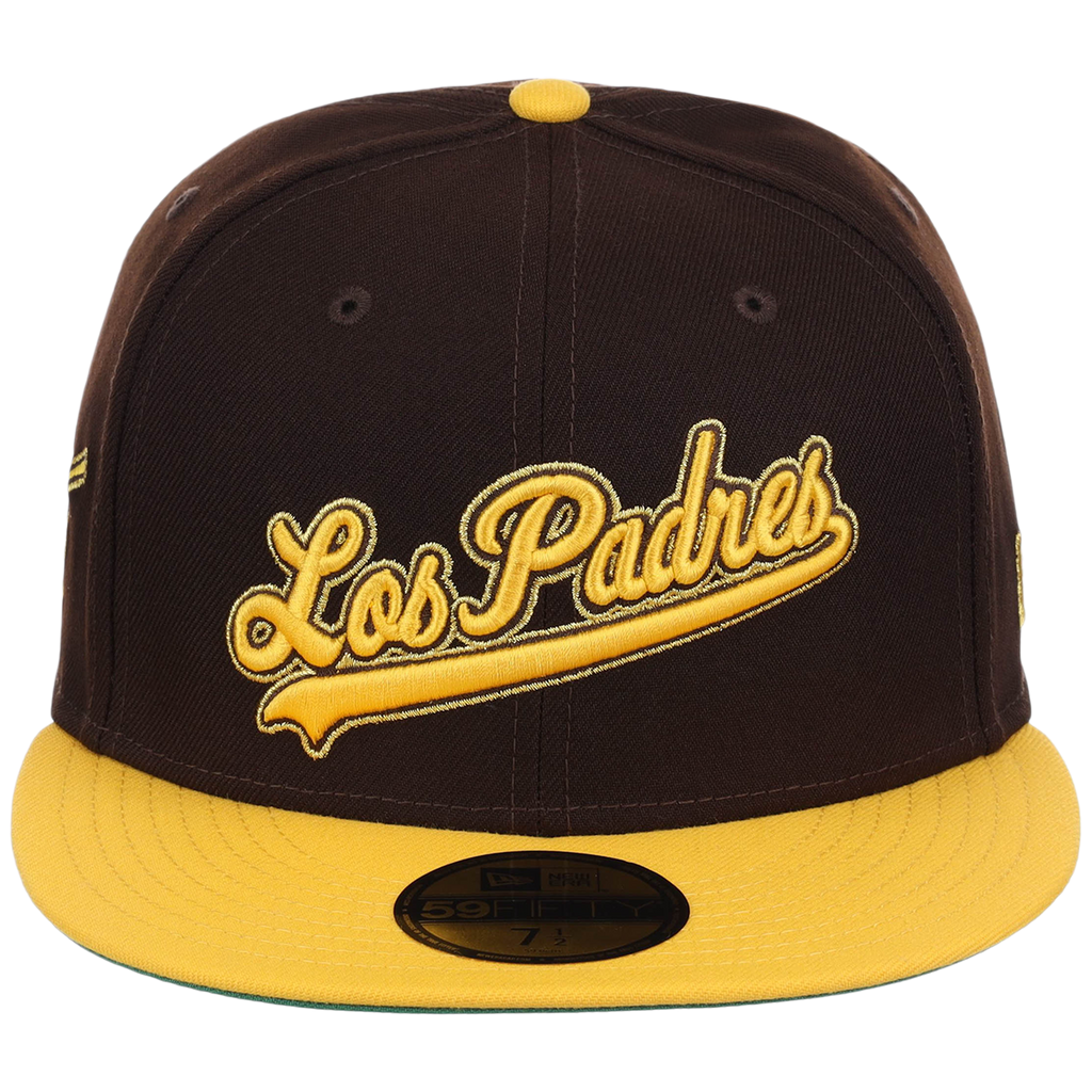 San Diego Padres Friday Flux New Era 59FIFTY (Dark Brown/Yellow)