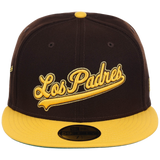 San Diego Padres Friday Flux New Era 59FIFTY (Dark Brown/Yellow)
