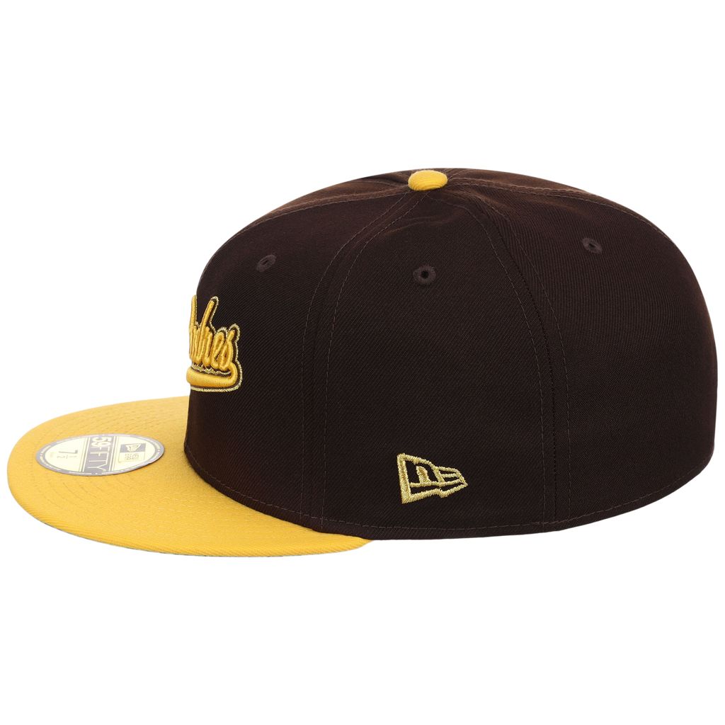 San Diego Padres Friday Flux New Era 59FIFTY (Dark Brown/Yellow)