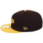 San Diego Padres Friday Flux New Era 59FIFTY (Dark Brown/Yellow)