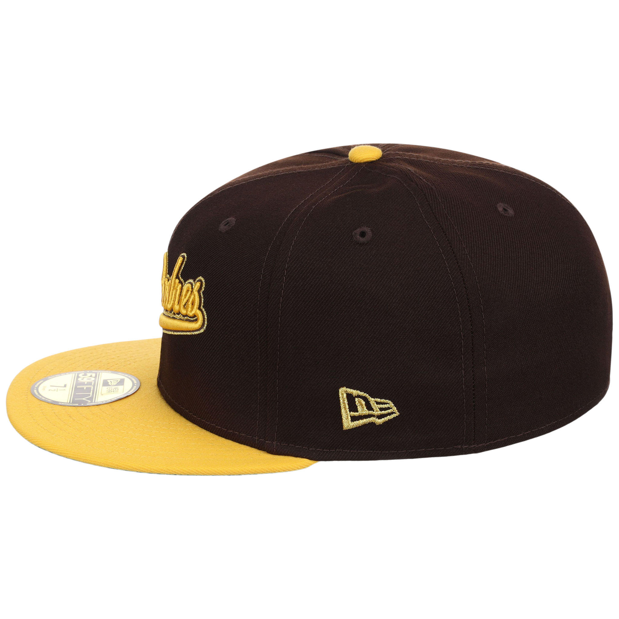 San Diego Padres Friday Flux New Era 59FIFTY (Dark Brown/Yellow)