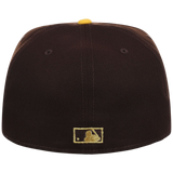San Diego Padres Friday Flux New Era 59FIFTY (Dark Brown/Yellow)