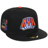 New York Knicks Friday Flux New Era 59FIFTY (Black/Black)