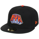 New York Knicks Friday Flux New Era 59FIFTY (Black/Black)