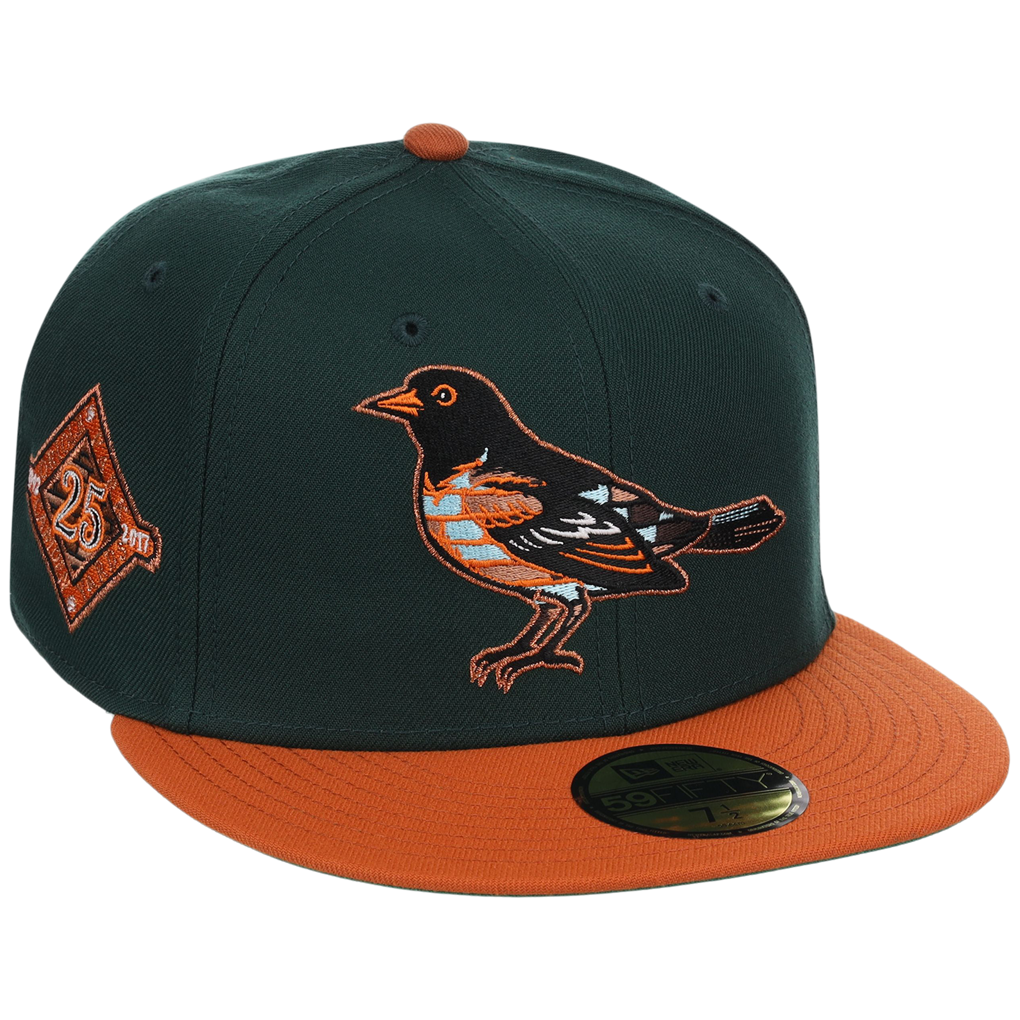 Baltimore Orioles Friday Flux New Era 59FIFTY (Dark Green/Orange)