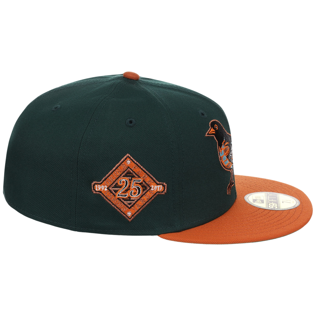 Baltimore Orioles Friday Flux New Era 59FIFTY (Dark Green/Orange)