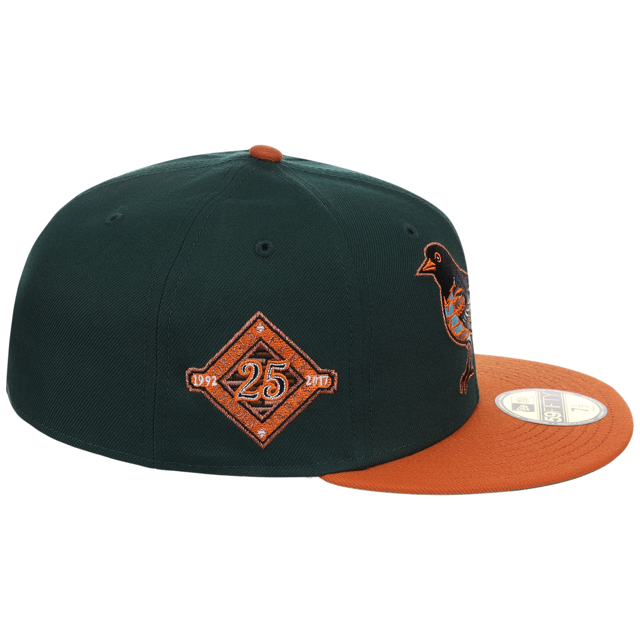 Baltimore Orioles Friday Flux New Era 59FIFTY (Dark Green/Orange)