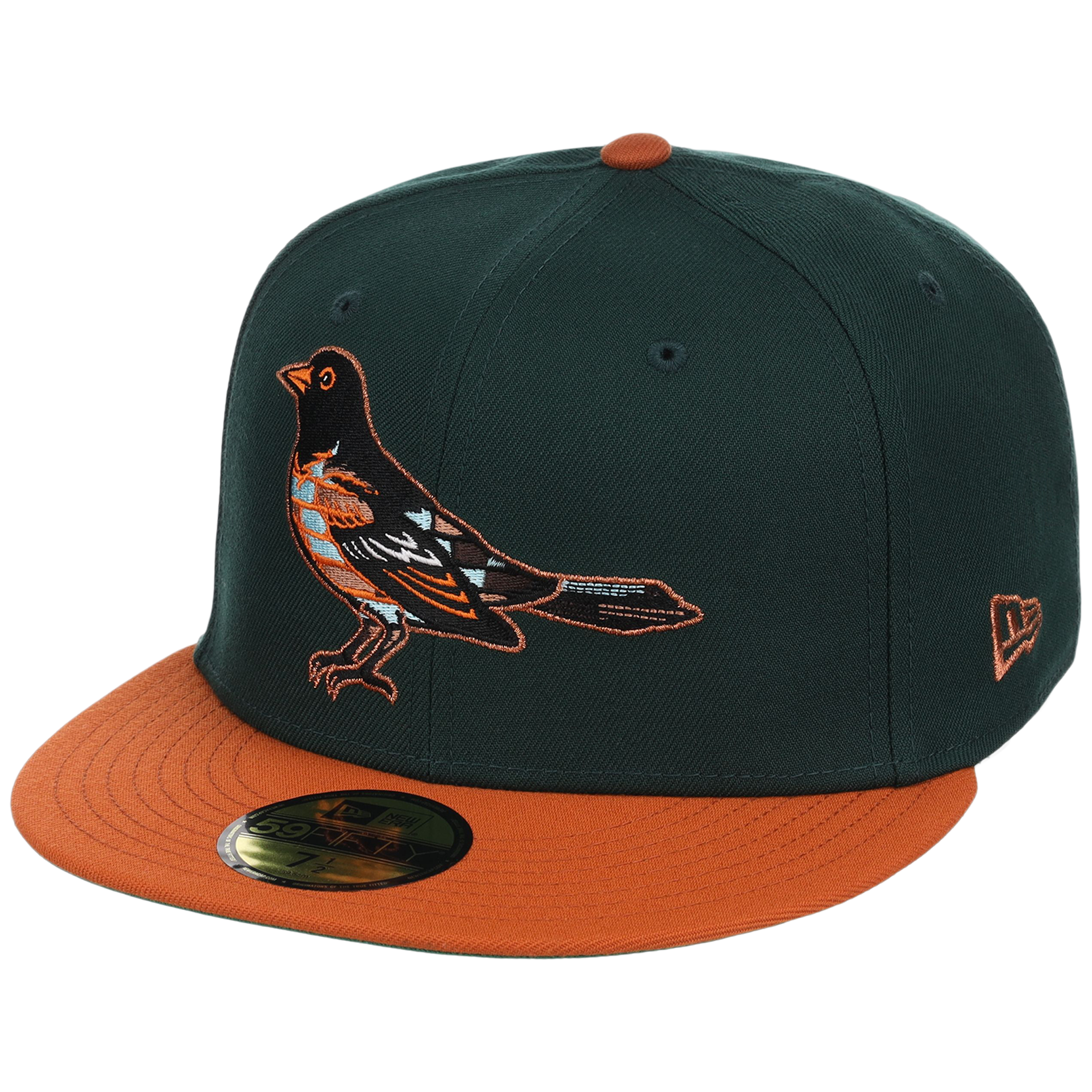 Baltimore Orioles Friday Flux New Era 59FIFTY (Dark Green/Orange)