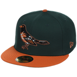 Baltimore Orioles Friday Flux New Era 59FIFTY (Dark Green/Orange)