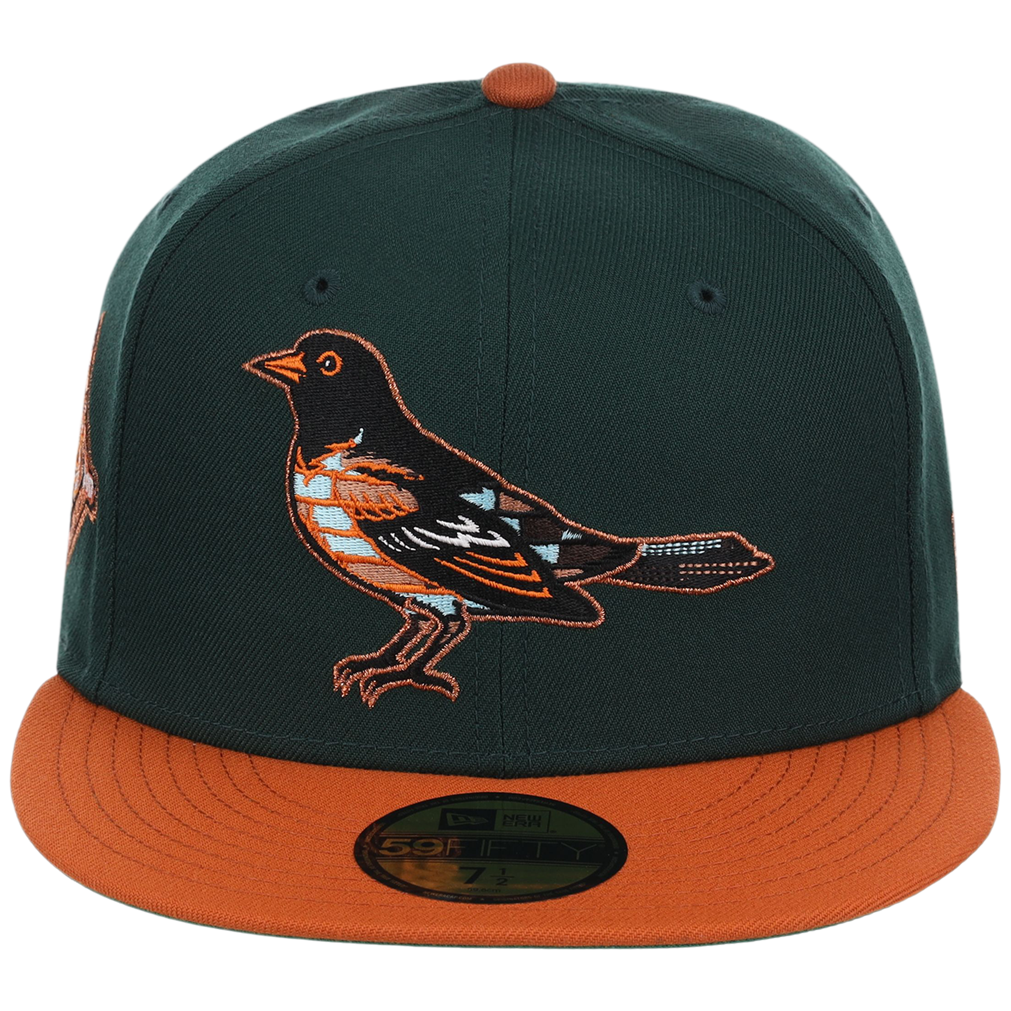 Baltimore Orioles Friday Flux New Era 59FIFTY (Dark Green/Orange)