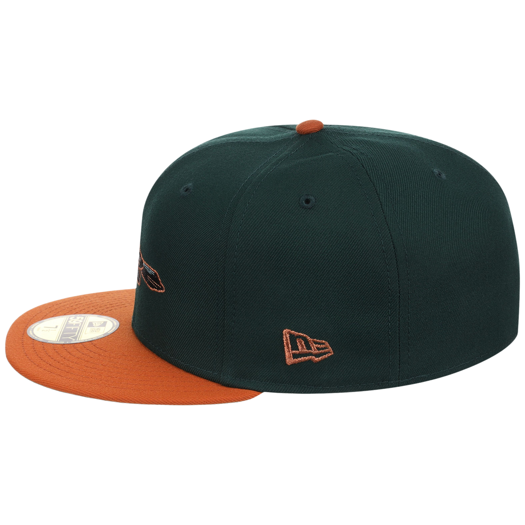 Baltimore Orioles Friday Flux New Era 59FIFTY (Dark Green/Orange)