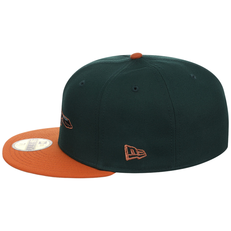 Baltimore Orioles Friday Flux New Era 59FIFTY (Dark Green/Orange