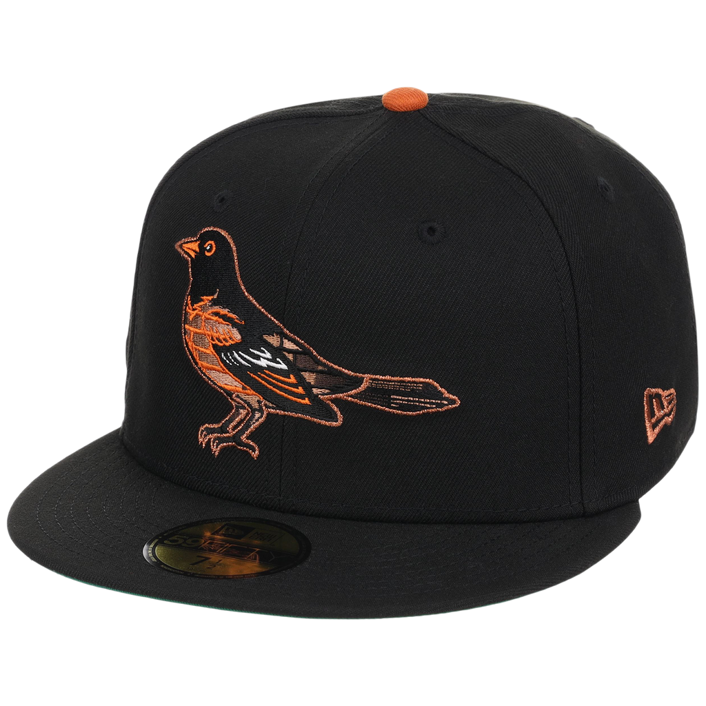 Baltimore Orioles Friday Flux New Era 59FIFTY (Black/Black)