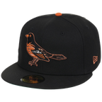 Baltimore Orioles Friday Flux New Era 59FIFTY (Black/Black)