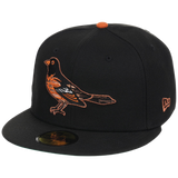 Baltimore Orioles Friday Flux New Era 59FIFTY (Black/Black)