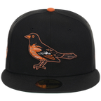 Baltimore Orioles Friday Flux New Era 59FIFTY (Black/Black)