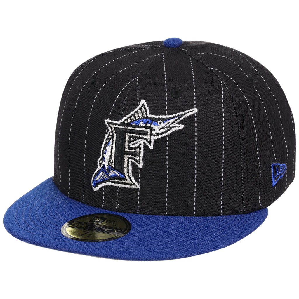 Florida Marlins Friday Flux New Era 59FIFTY (Black/Royal)