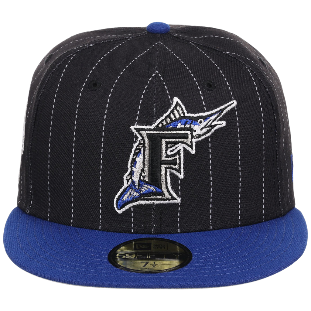 Florida Marlins Friday Flux New Era 59FIFTY (Black/Royal)
