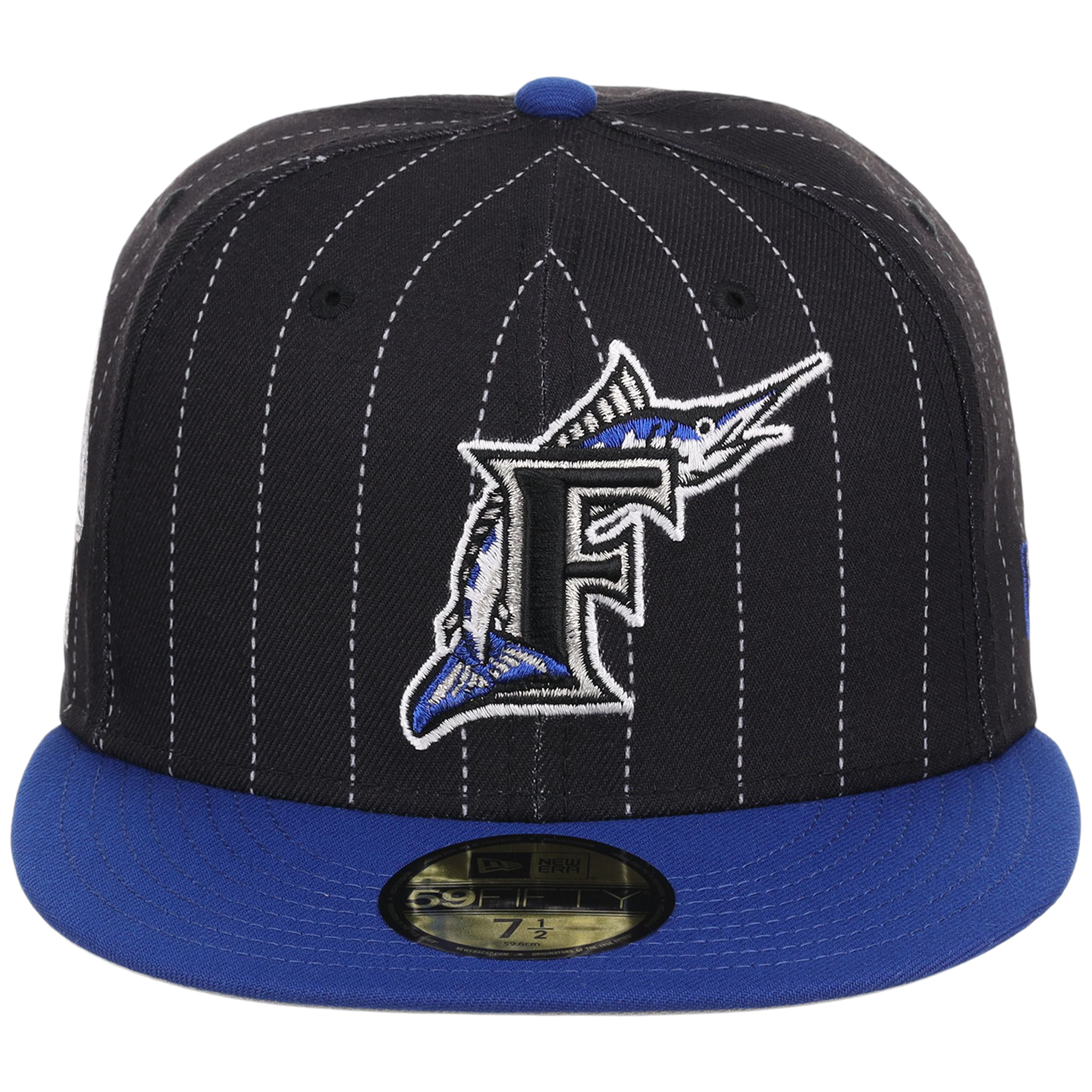 Florida Marlins Friday Flux New Era 59FIFTY (Black/Royal)