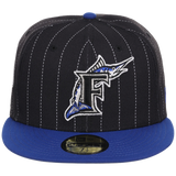 Florida Marlins Friday Flux New Era 59FIFTY (Black/Royal)