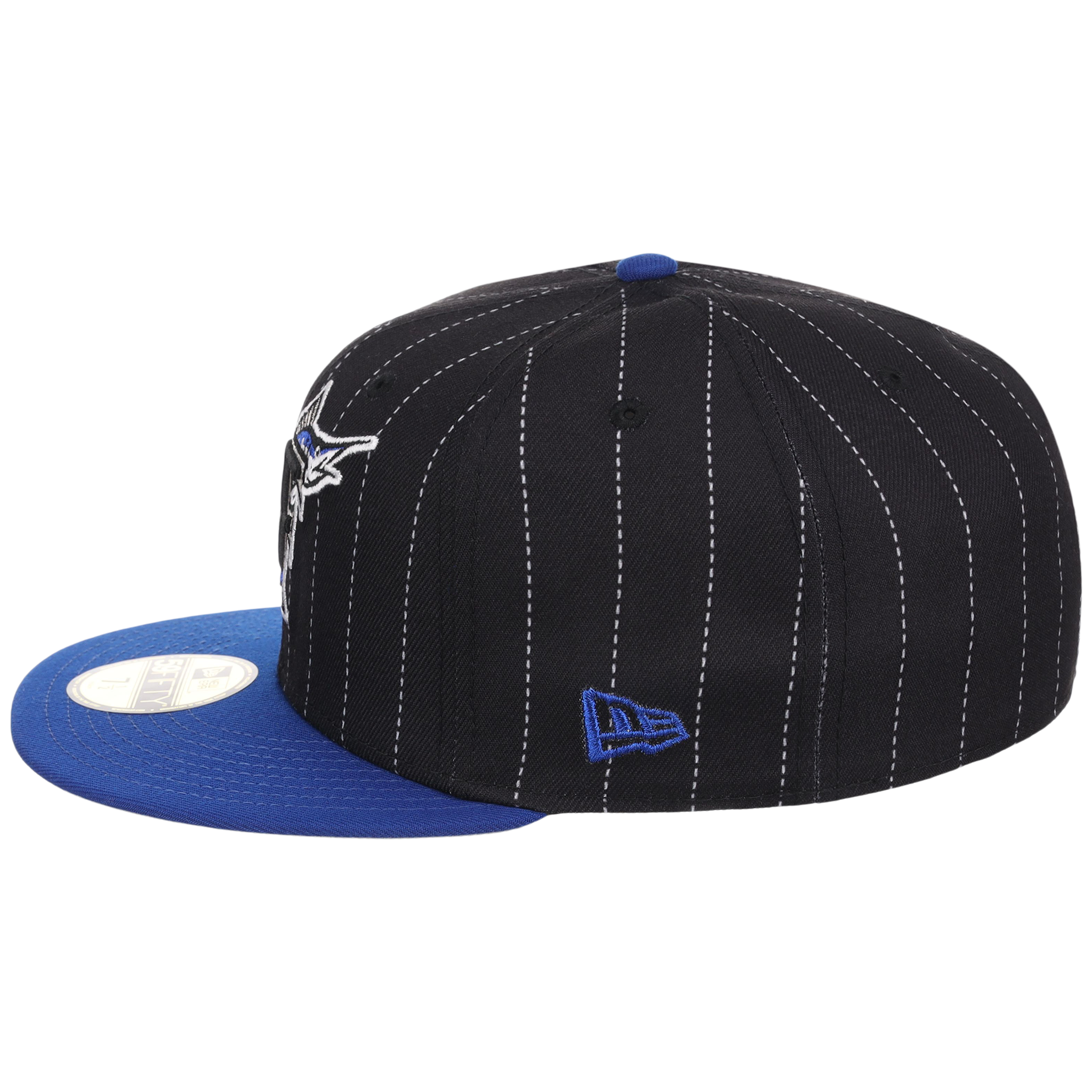 Florida Marlins Friday Flux New Era 59FIFTY (Black/Royal)