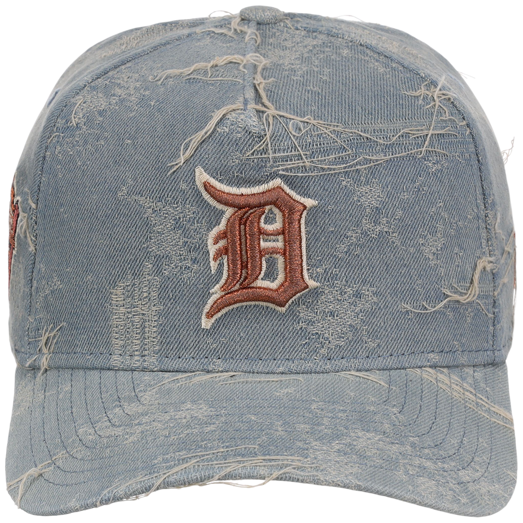 Detroit Tigers MLB Oxidized Denim New Era 9FORTY A-Frame