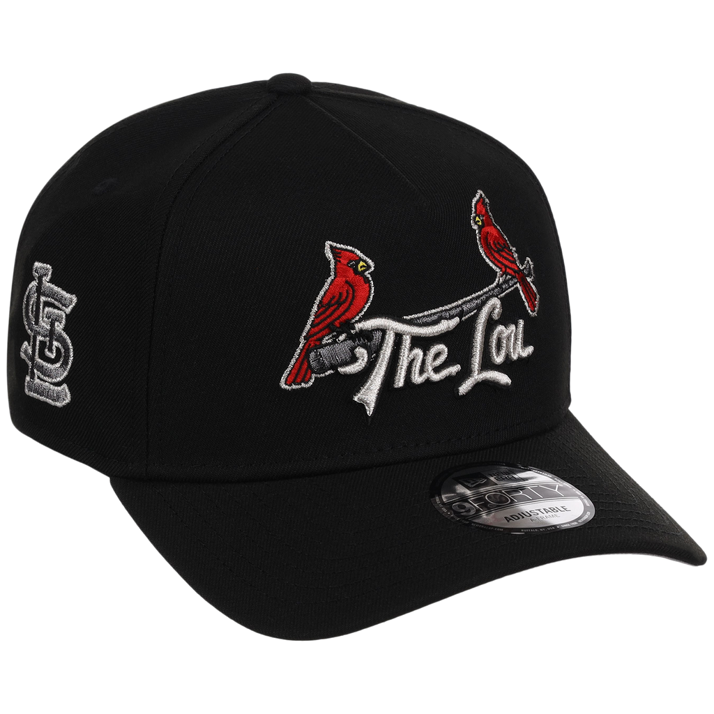 St. Louis Cardinals - St. Louis Crown the City 2.0 'The Lou' New Era 9FORTY (Black/Black)