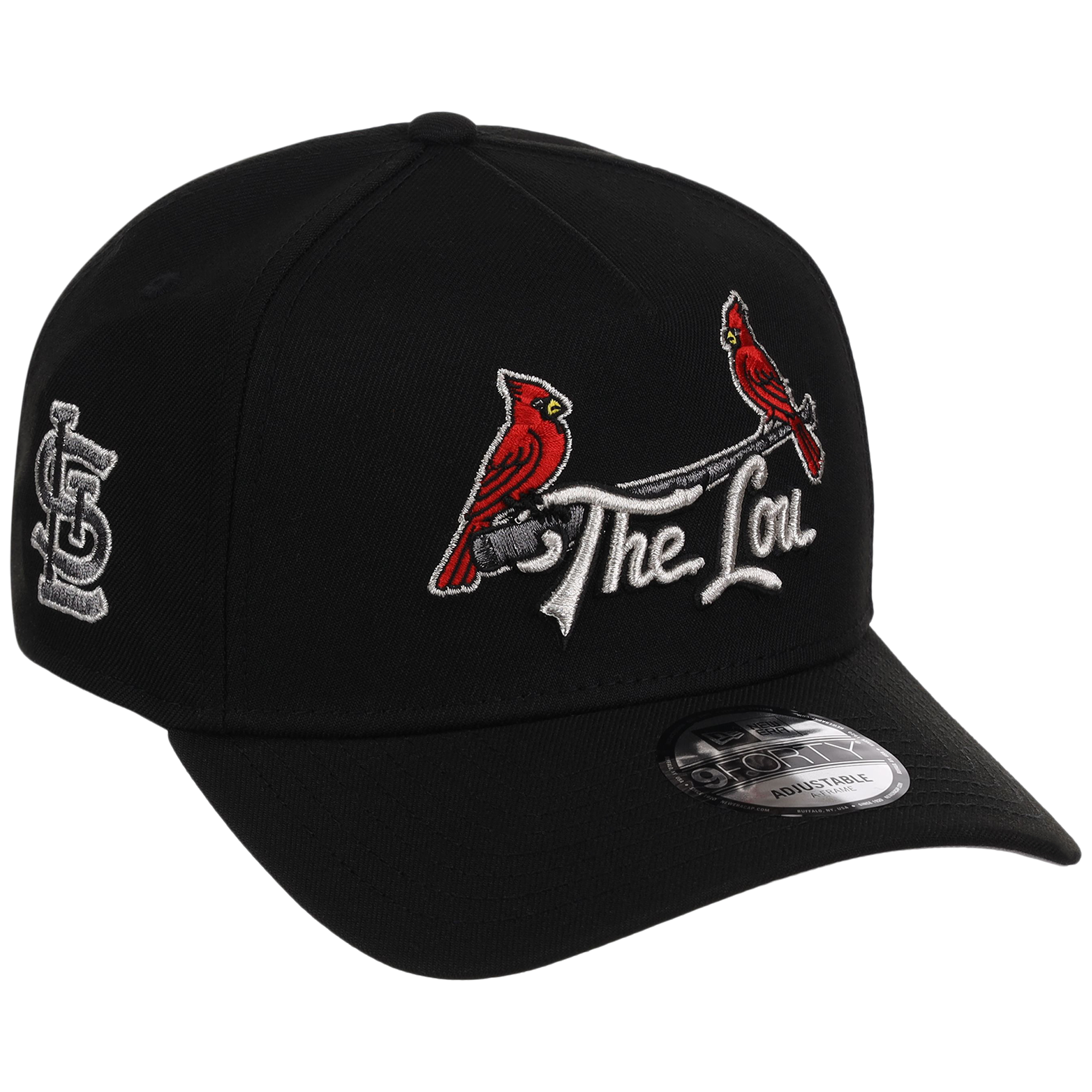 St. Louis Cardinals - St. Louis Crown the City 2.0 'The Lou' New Era 9FORTY (Black/Black)