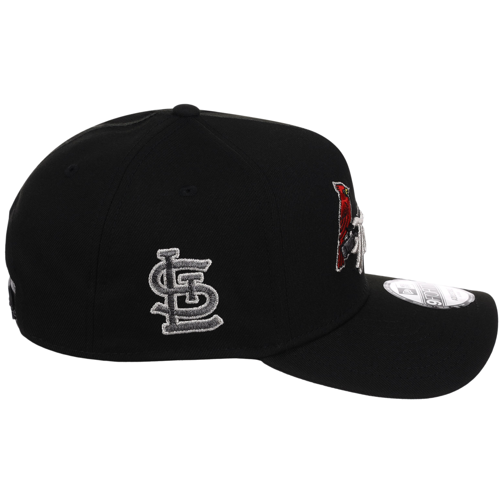 St. Louis Cardinals - St. Louis Crown the City 2.0 'The Lou' New Era 9FORTY (Black/Black)