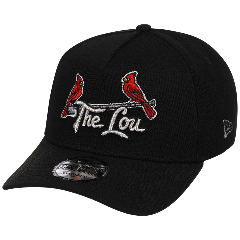 St. Louis Cardinals - St. Louis Crown the City 2.0 'The Lou' New Era 9FORTY (Black/Black)