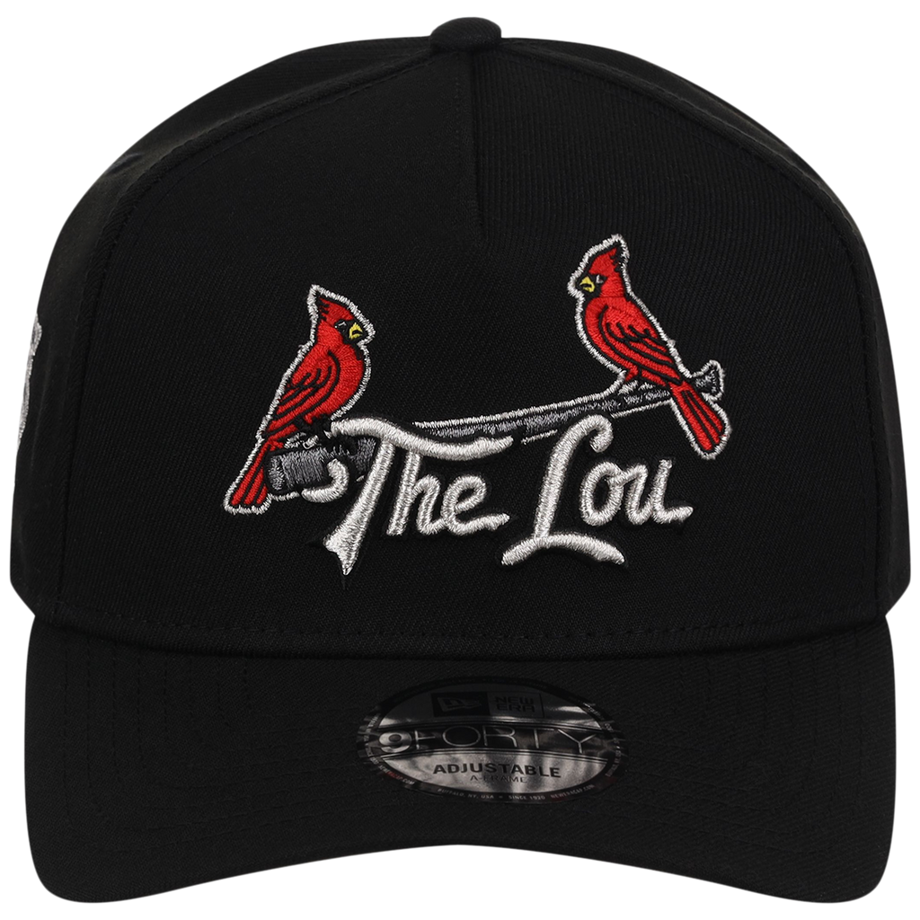St. Louis Cardinals - St. Louis Crown the City 2.0 'The Lou' New Era 9FORTY (Black/Black)
