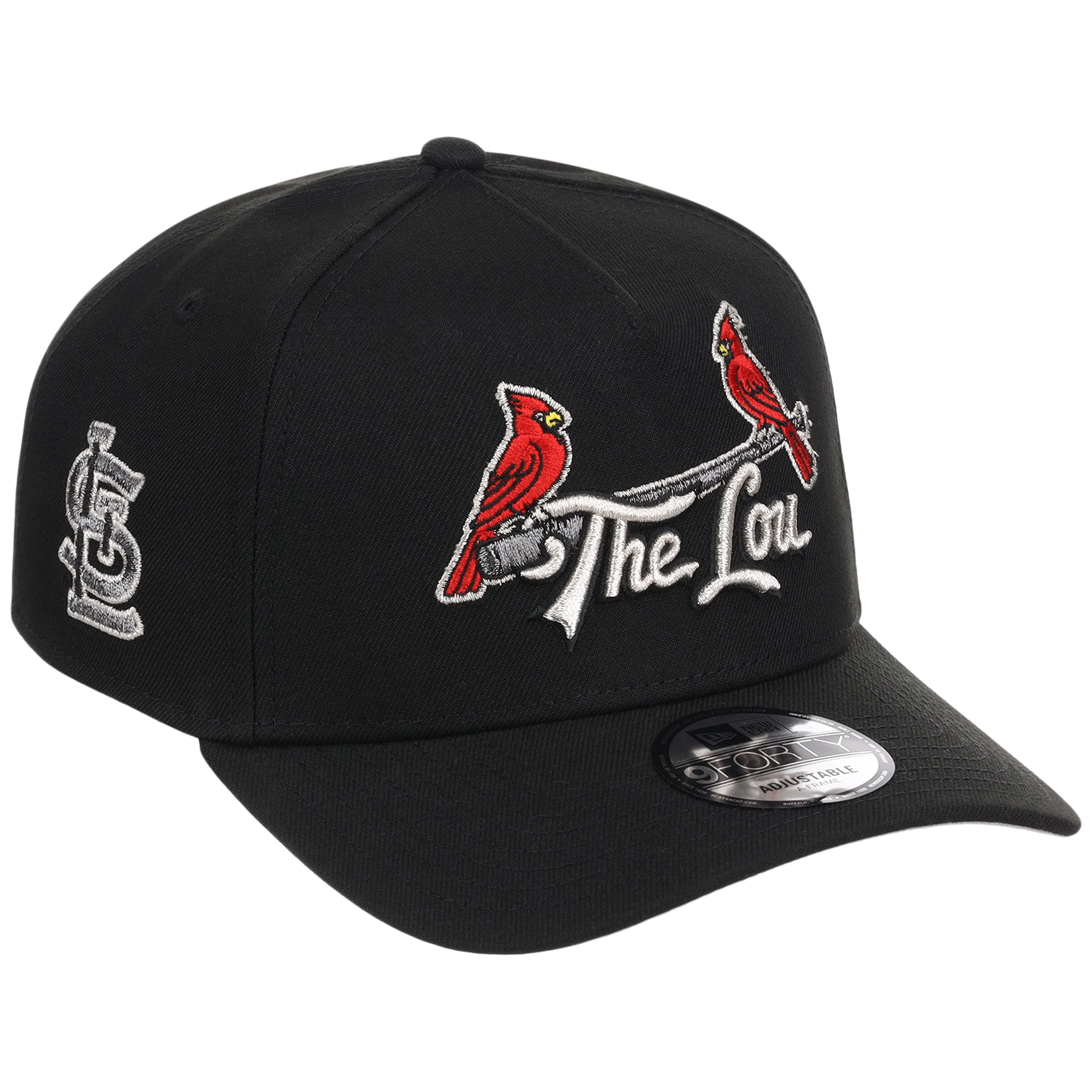 St. Louis Cardinals - St. Louis Crown the City 2.0 'The Lou' New Era 9FORTY (Black/Black)