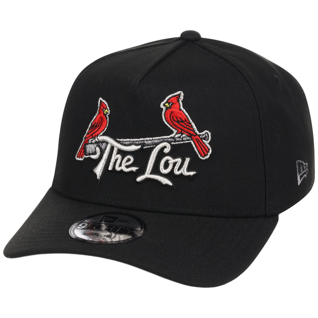 St. Louis Cardinals - St. Louis Crown the City 2.0 'The Lou' New Era 9FORTY (Black/Black)