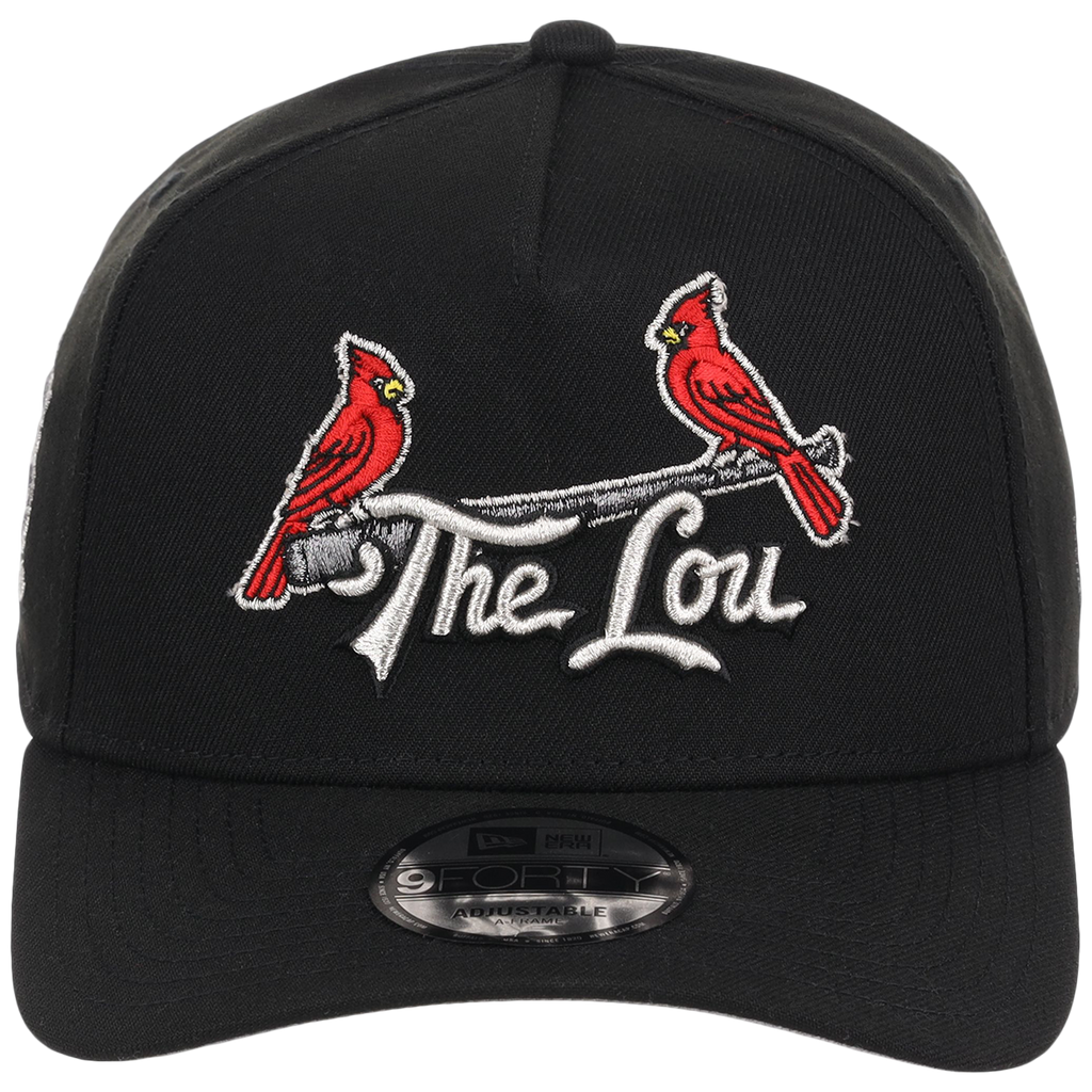 St. Louis Cardinals - St. Louis Crown the City 2.0 'The Lou' New Era 9FORTY (Black/Black)