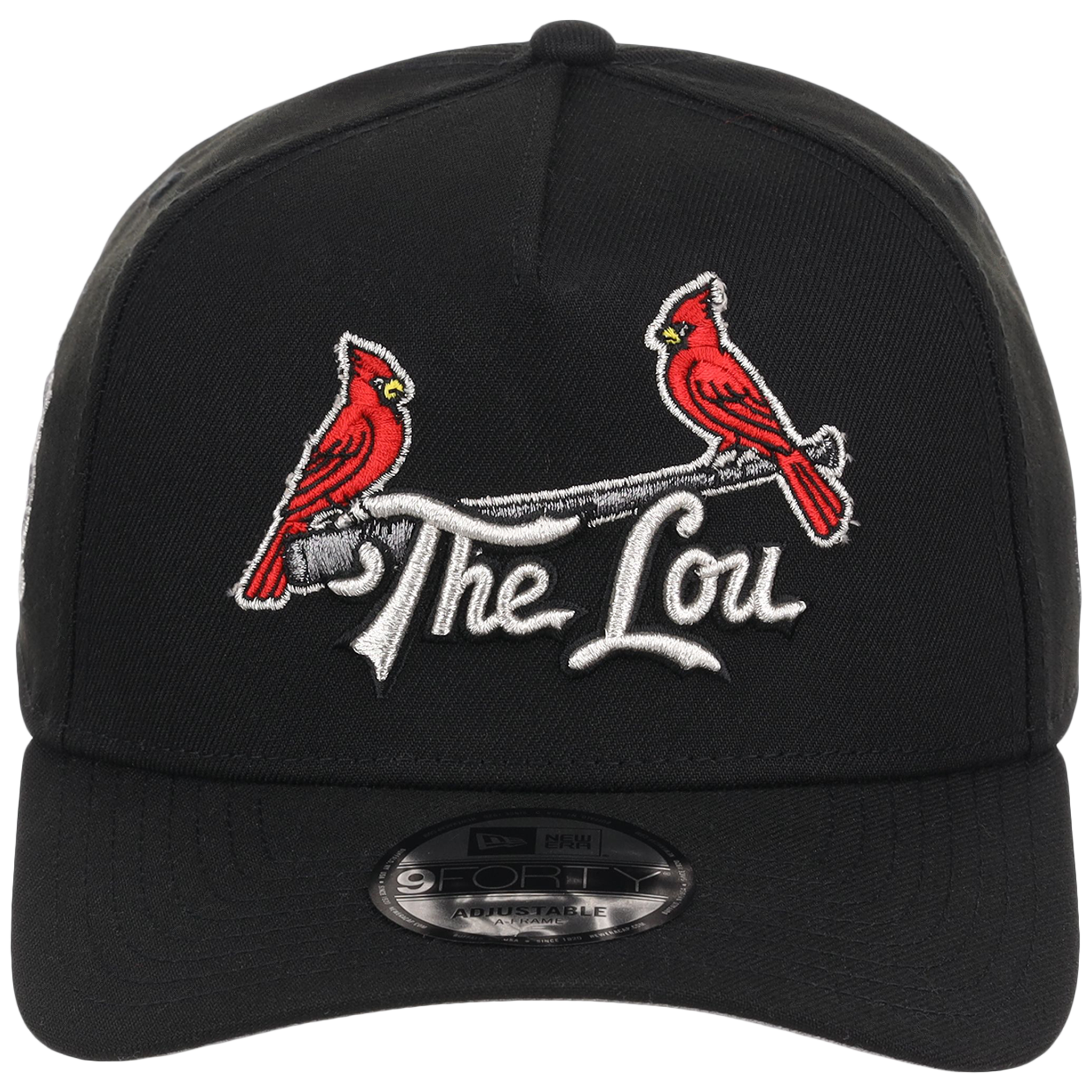 St. Louis Cardinals - St. Louis Crown the City 2.0 'The Lou' New Era 9FORTY (Black/Black)