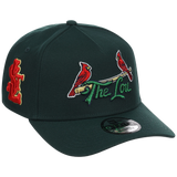 St. Louis Cardinals - St. Louis Crown the City 2.0 'The Lou' New Era 9FORTY (Dark Green/Dark Green)