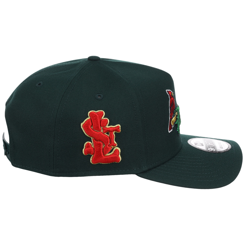 St. Louis Cardinals - St. Louis Crown the City 2.0 'The Lou' New Era 9FORTY (Dark Green/Dark Green)