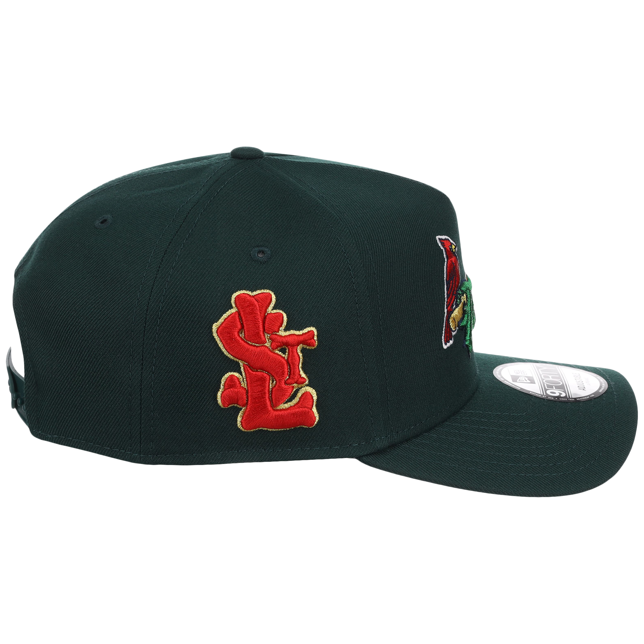 St. Louis Cardinals - St. Louis Crown the City 2.0 'The Lou' New Era 9FORTY (Dark Green/Dark Green)