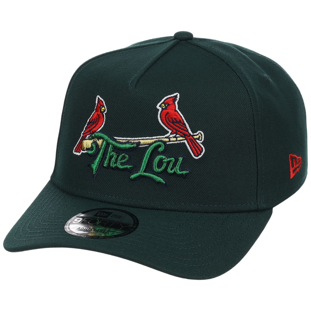 St. Louis Cardinals - St. Louis Crown the City 2.0 'The Lou' New Era 9FORTY (Dark Green/Dark Green)