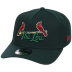 St. Louis Cardinals - St. Louis Crown the City 2.0 'The Lou' New Era 9FORTY (Dark Green/Dark Green)