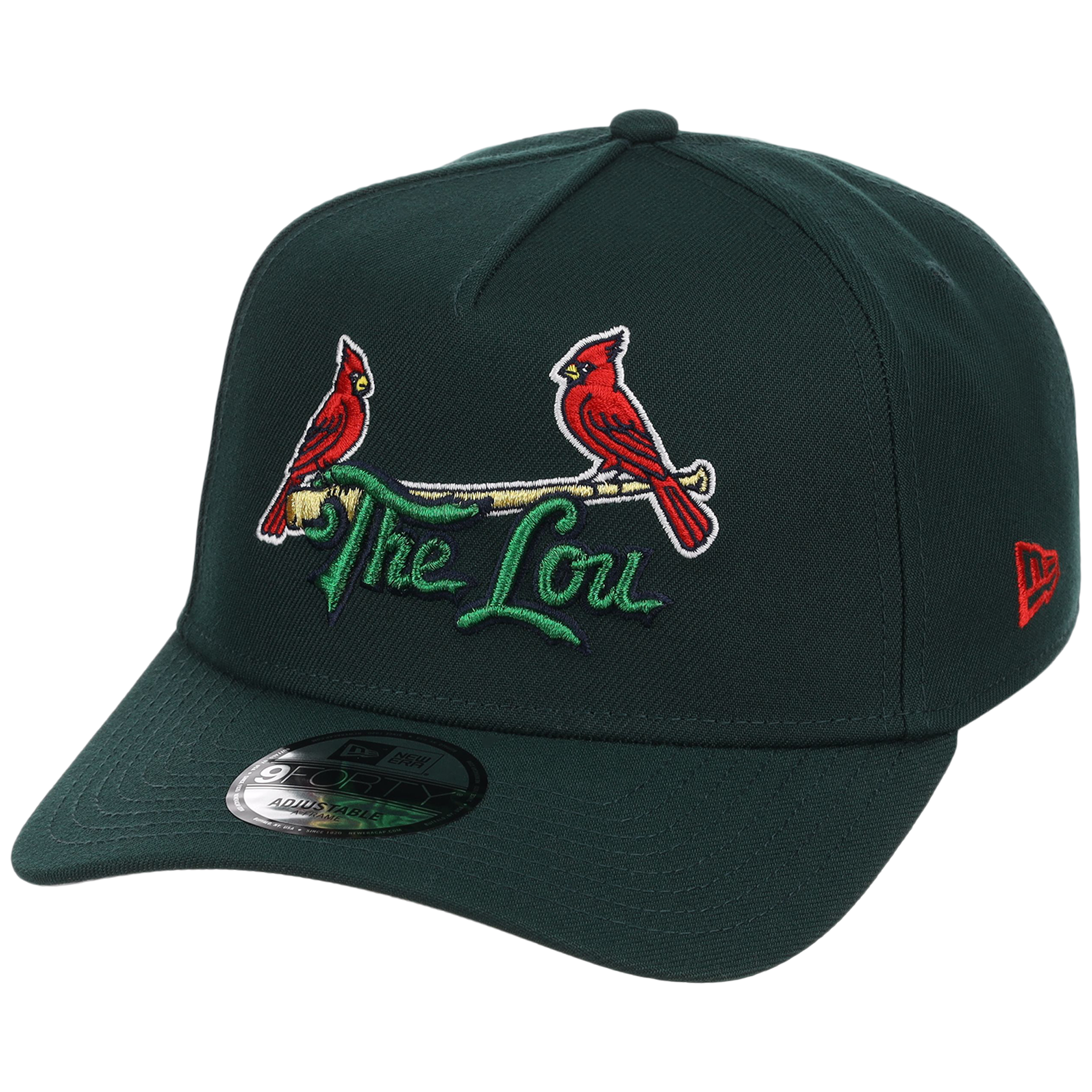 St. Louis Cardinals - St. Louis Crown the City 2.0 'The Lou' New Era 9FORTY (Dark Green/Dark Green)