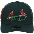 St. Louis Cardinals - St. Louis Crown the City 2.0 'The Lou' New Era 9FORTY (Dark Green/Dark Green)