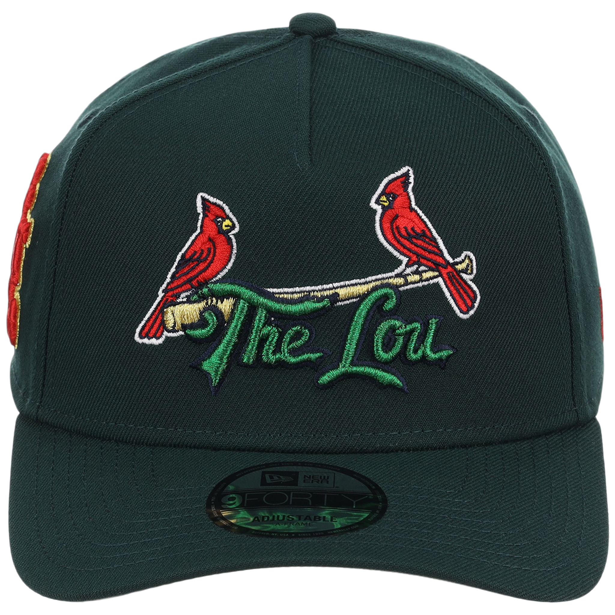 St. Louis Cardinals - St. Louis Crown the City 2.0 'The Lou' New Era 9FORTY (Dark Green/Dark Green)